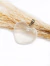 COD 7718 - Pingente Coração 2.5x2.2 de Pedra Natural Quartzo - Unidade