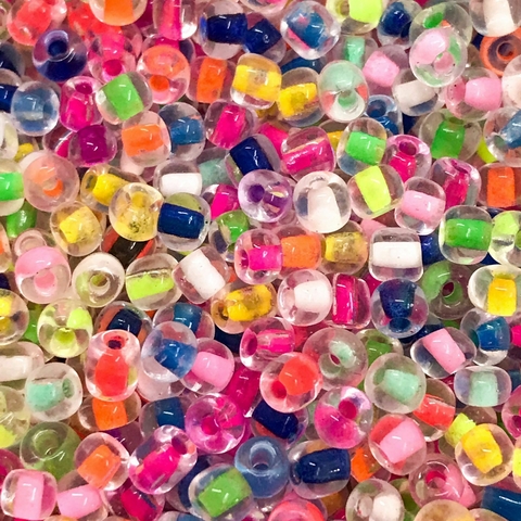 COD 9197 - Mix de Miçangão Crystal Colors - 10 Gramas