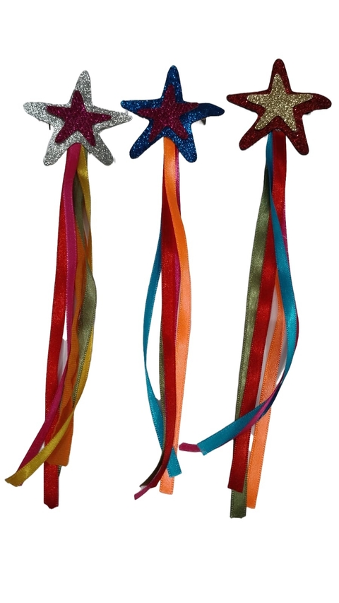 COD PP099 - Bico de Pato Laço Carnavalesco Estrela (Aprox. 25cm) - Unidade
