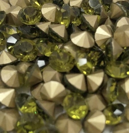 COD 6660 - Pedra de Strass SS22 Olivine - 10 Unidades