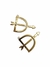 COD 1785 - Pingente Arco e Flecha 3.2x4.6cm - Unidade