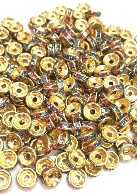 COD 6897 - Rondela de Strass 10mm - Unidade