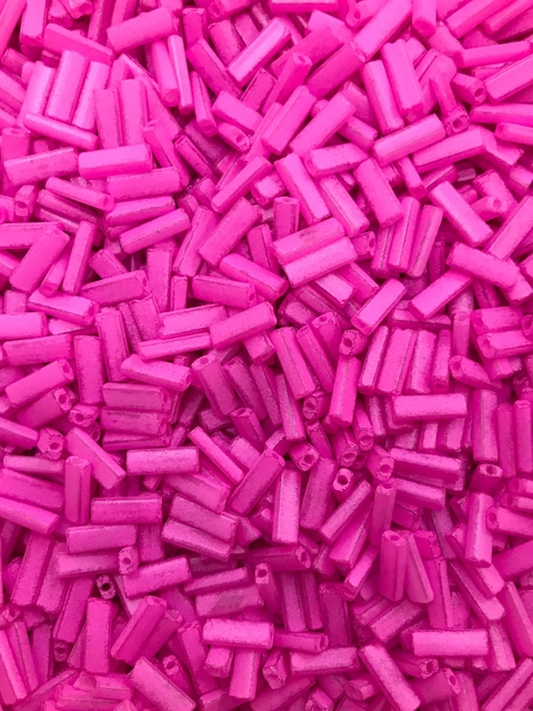 Canutilho Jablonex 10x3,5 Pink Neon - 10 Gramas