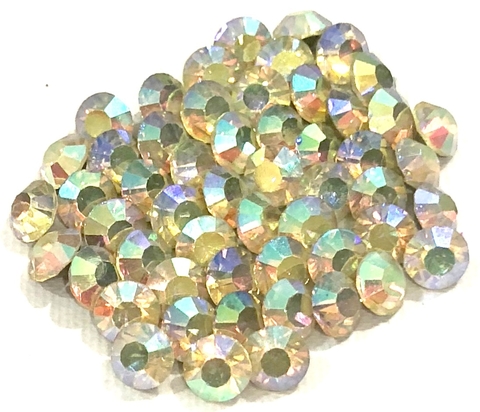 COD 2764 - Pedra de Strass SS34 Jonquil AB - 6 Unidades