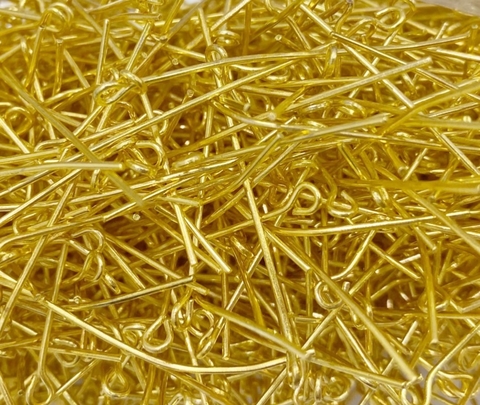COD 4177 - Contra Pino 5,0cm Dourado - 10 gramas