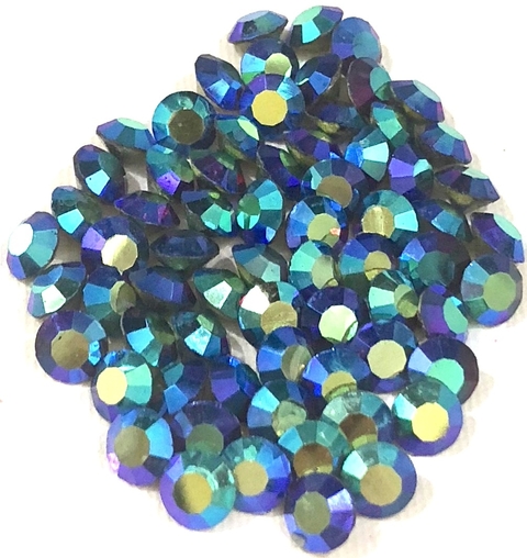 COD 2765 - Pedra de Strass SS34 Siam AB - 6 Unidades
