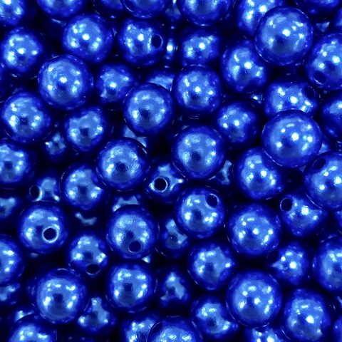 COD 2169 - Pérola de ABS 8mm Azul Royal - 10gramas