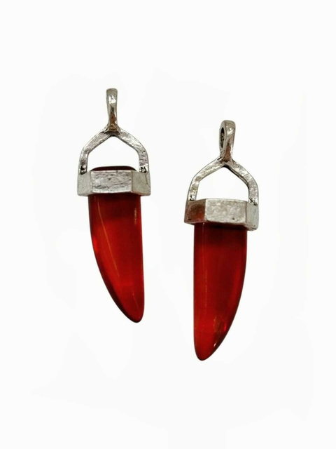 COD 1182 - Pingente Dente Vermelho 4,5cm Resina - Unidade - comprar online