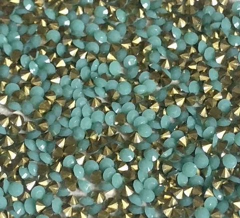 COD 2845 - Pedras de Strass SS10/PP21 Turquoise - 30 Unidades.