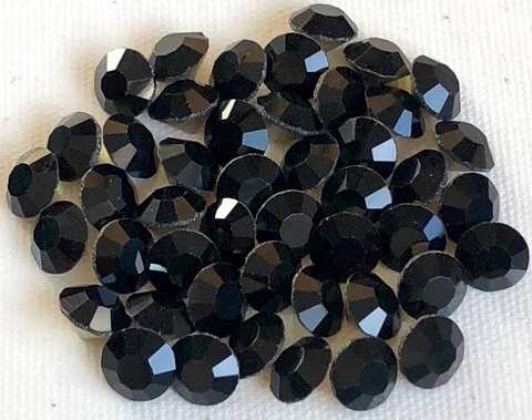 COD 2761 - Pedra de Strass SS39 JET - Unidade