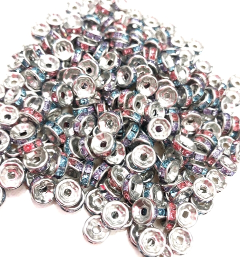 COD 6892 - Rondela de Strass 8mm - Unidade