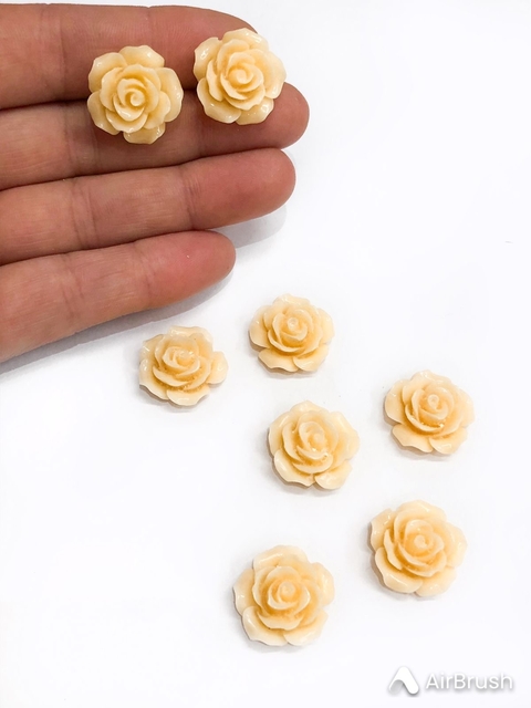 COD 2012 - Flor de Acrílico Passante (2,0cm) - 2 Unidades