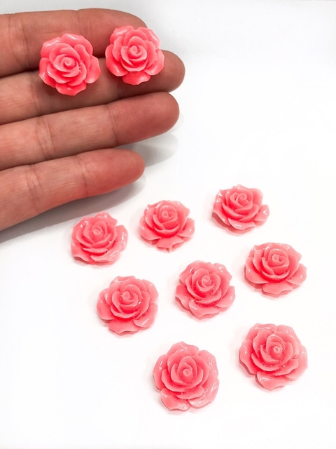 COD 5402 - Flor de Acrílico Passante (2,0cm) - 2 Unidades