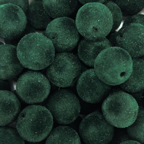 COD 3301 - Bola Aveludada 10mm Verde Militar - 10gramas