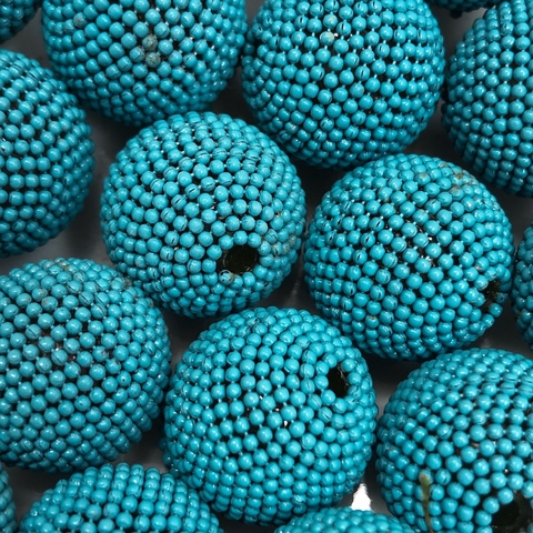 COD 3303 - Bola de Corrente 20mm Turquesa - Unidade