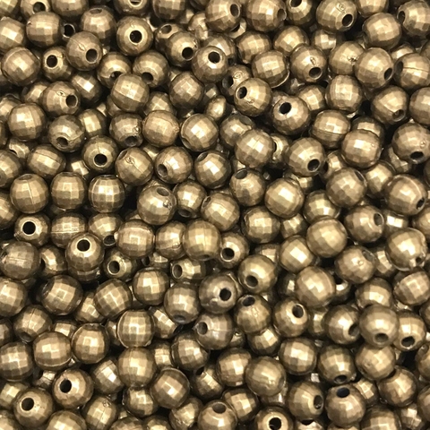 COD 3171 - Abs Globinho 4mm Ouro Velho - 10 Gramas