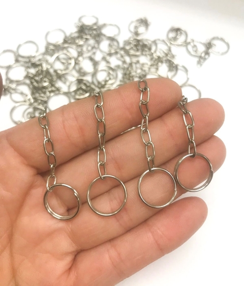 COD 8718 - Argola Para Chaveiro 14mm - 6 unidades