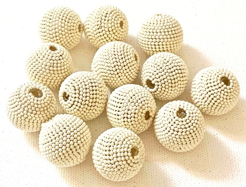 COD 3949 - Bola de Corrente 16mm Creme - 1 Unidade