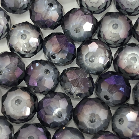 COD 8838 - Cristal 12mm Roxo Boreal - Aprox. 60 Pedras
