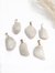 COD 9759 - Pingente de Pedra Natural Rolada Quartzo Leitoso (Essas Pedras Possuem Tamanhos e Formas Diferentes) - Unidade