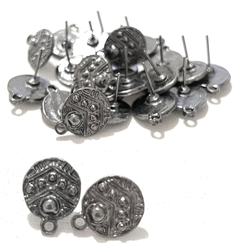 COD 1426 - Pino Para Brinco Grafite - PAR