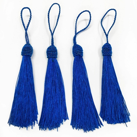COD 9033 - Tassel de Luxo 9,0cm Azul Royal - Unidade