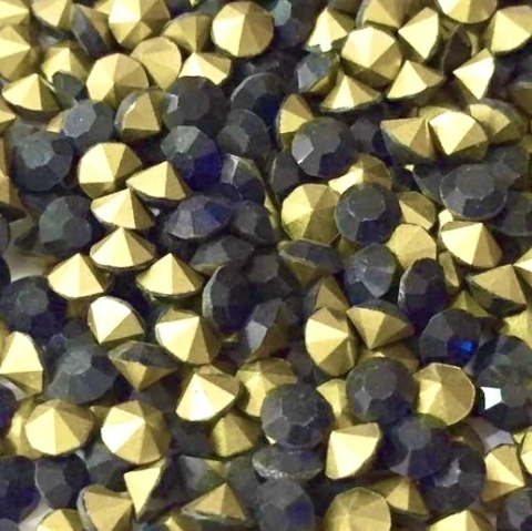 COD 7334 - Pedra de Strass SS10/PP21 Montana Blue - 30 Unidades