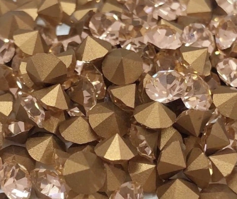 COD 6661 - Pedra de Strass SS22 Light Peach - 10 Unidades