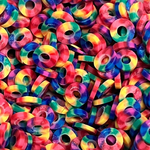 COD 3232 - Fimo Emborrachado 5mm Colorido - Aprox. 400 Peças