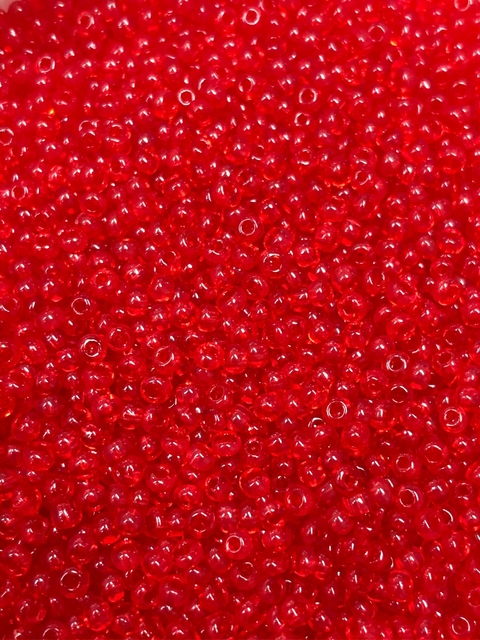 Miçangas Jablonex Nº9(2,6mm) Quartz Red - 10gramas