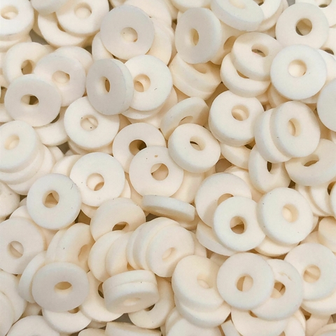 COD 8119 - Fimo 6mm Creme - Aprox. 400 Peças