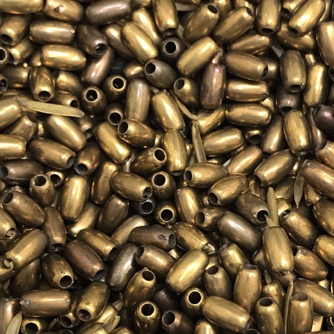 COD 6379 - Abs Mini Arroz 6x4mm Ouro Velho - 10 Gramas