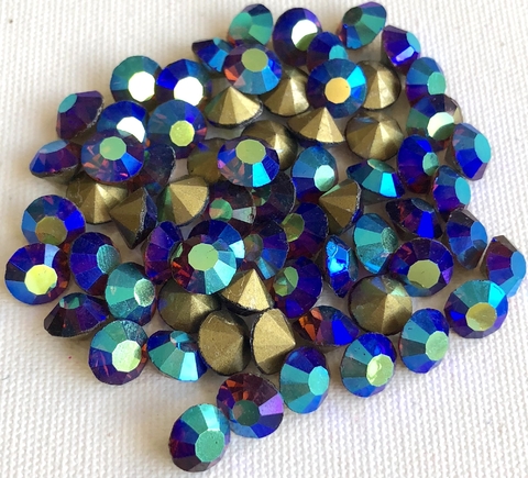 COD 2746 - Pedra de Strass SS39 Smoked Topaz AB - Unidade