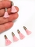 COD 2019 - Tassel Mini com Finalizador Prateado Rosa - PAR