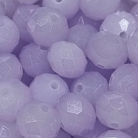 COD 2437 - Cristal 8mm Lavanda Candy (CRISTAL PINTADO) - Aprox. 65 Pedras