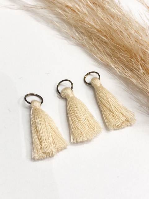 COD 1233 - Franja Tassel 2,5 com Argola - PAR