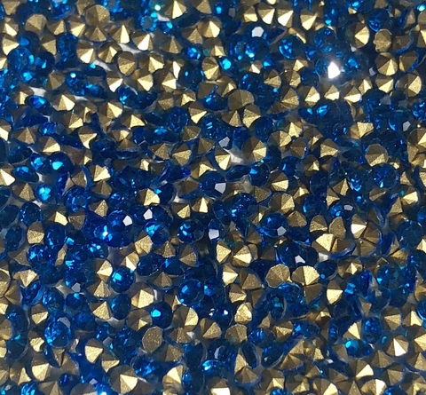 COD 2848 - Pedras de Strass SS10/PP21 Capri Blue - 30 Unidades.