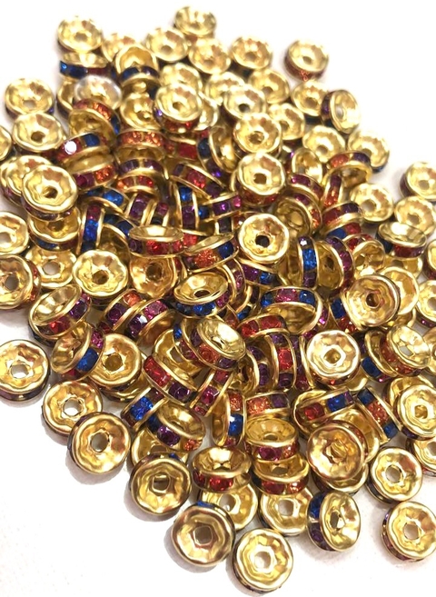 COD 6895 - Rondela de Strass 8mm - Unidade