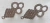 COD 390 - Pino Para Brinco Prateado - PAR