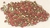 COD 2684 - Pedras de Strass SS12/PP24 Coral - Pacote com 30 Pedras