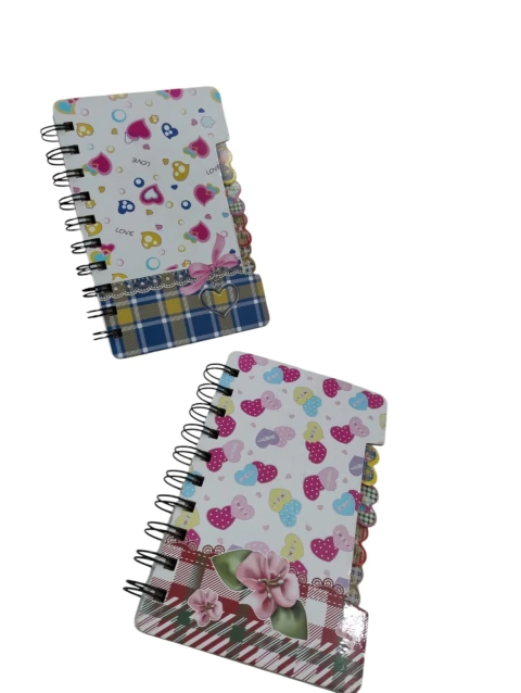 COD PC171 - Caderno Tipo Mini Fichário 14x8 - Unidade