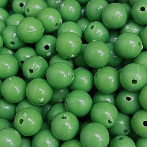COD 9920 - Bola Plástica 10mm Verde Menta - 20 Gramas