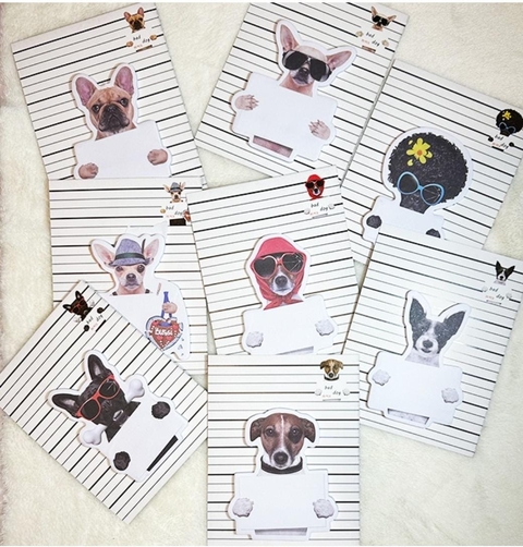 COD PC155 - Post It Autocolante Cachorros - Unidade