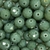 COD 3431 - Cristal 10mm Verde Leitoso - Aprox. 65 Pedras