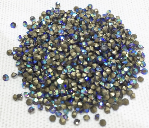 COD 6597 - Pedras de Strass SS4,5/PP10 Siam AB - Pacote com 30 Pedras