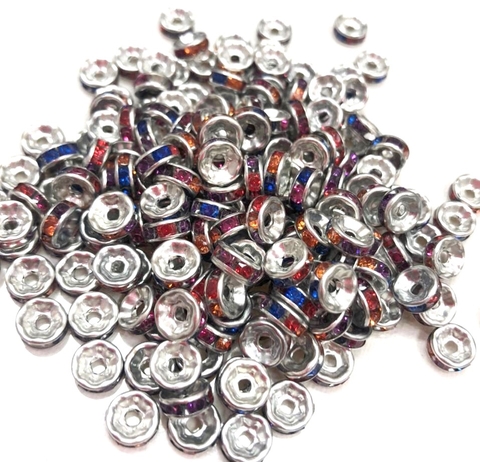 COD 6893 - Rondela de Strass 8mm - Unidade
