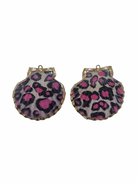 COD 6333 - Pingente Concha TieDye Aprox.4.3x4.8cm - Unidade - comprar online