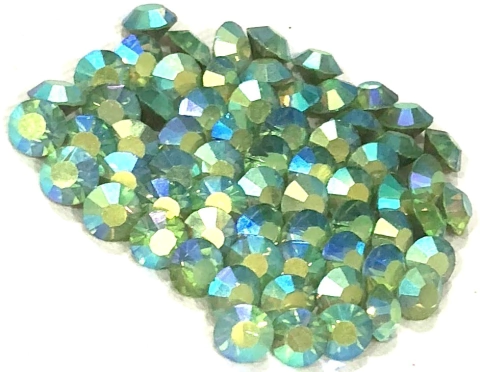 COD 2770 - Pedra de Strass SS34 Peridot AB - 6 Unidades