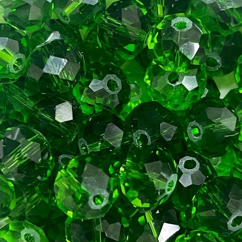 COD 1454 - Cristal 10mm Verde Musgo - Aprox. 65 Pedras - comprar online