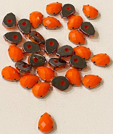 Engrampado Gota 13x18 Laranja Neon - Unidade